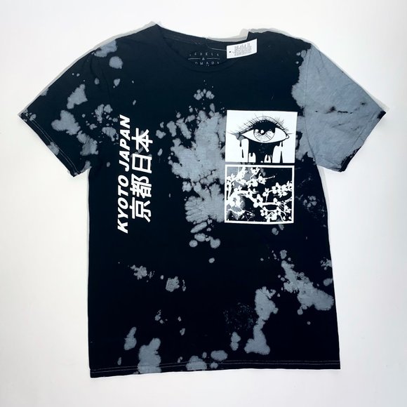 Rebels & Nomads Size Small Black Graphic T-Shirt - Picture 1 of 16